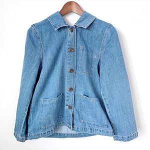 NWOT denim chore coat